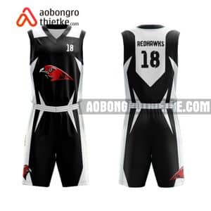 Mẫu quần áo bóng rổ THPT DL Trí Đức màu nâu tốt nhất ABR876