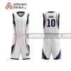 Mẫu quần áo bóng rổ THPT Lê Lợi màu trắng uy tín nhất ABR853