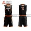 Mẫu quần áo bóng rổ THPT Lê Quý Đôn – Đống đa màu đen đẹp nhất ABR811