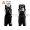 Mẫu quần áo bóng rổ THPT Lý Thái Tổ màu đen gần đây ABR822