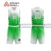 Mẫu quần áo bóng rổ THPT Ngô Quyền màu xanh lá chất lượng nhất ABR794