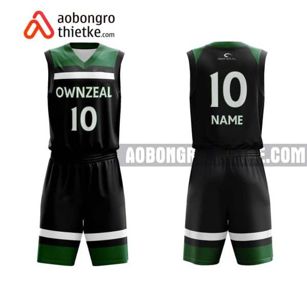 Mẫu quần áo bóng rổ THPT Nguyễn Thị Minh Khai màu đen lấy ngay ABR800