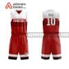 Mẫu quần áo bóng rổ THPT Quốc Học (CL Cao) màu đỏ chất lượng nhất ABR749