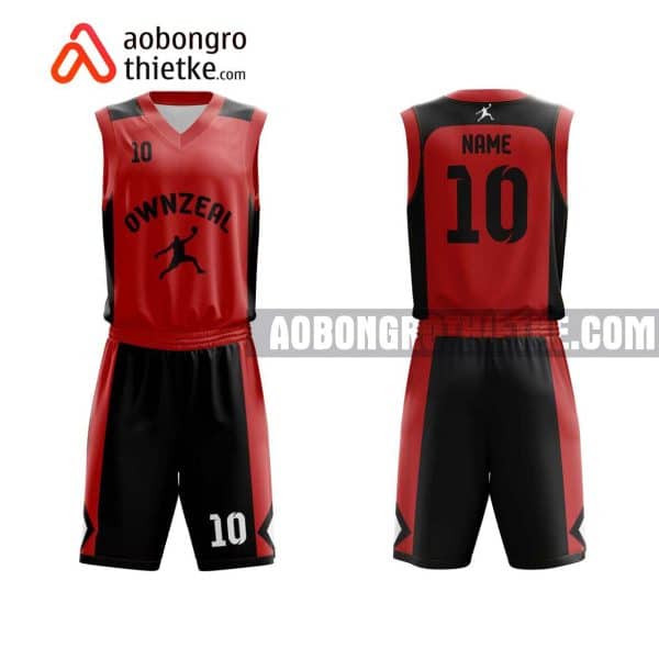 Mẫu quần áo bóng rổ THPT Sào Nam màu đỏ lấy ngay ABR815