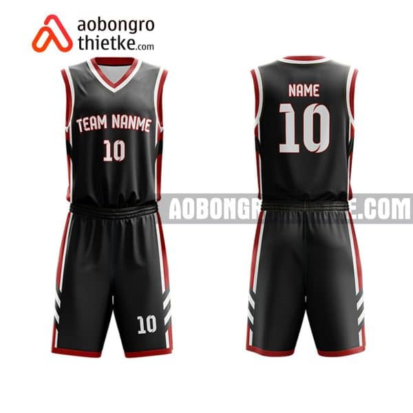Mẫu quần áo bóng rổ THPT Xuân Trường B màu nâu chất lượng nhất ABR854
