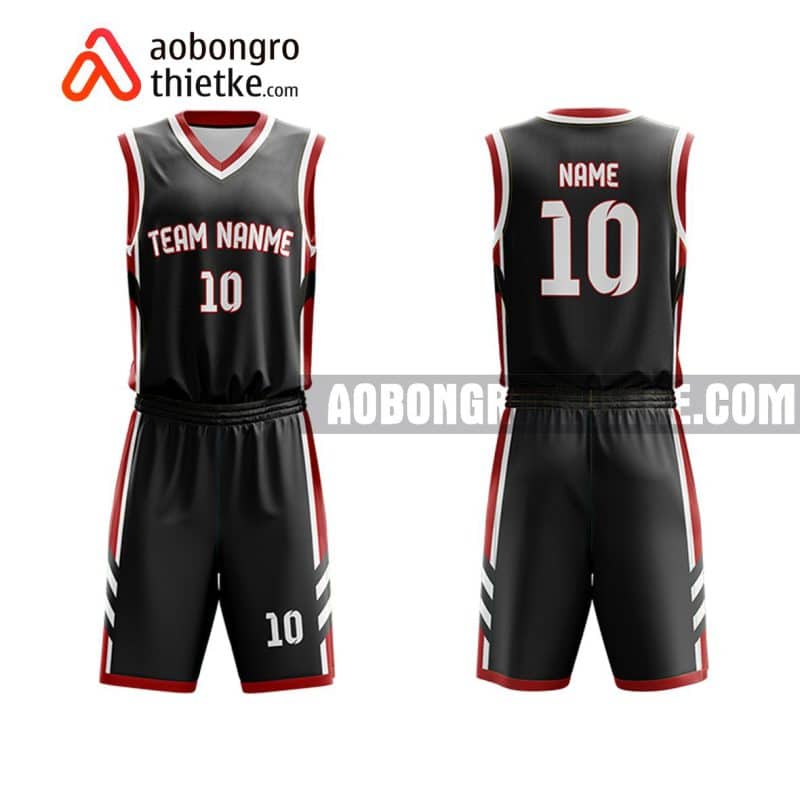 Mẫu quần áo bóng rổ THPT Xuân Trường B màu nâu chất lượng nhất ABR854