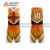 Mẫu quần áo bóng rổ THPT chuyên Lê Quý Đôn màu cam mua nhiều nhất ABR735