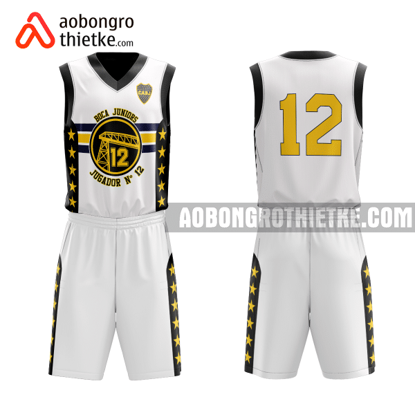 Mẫu quần áo Câu lạc bộ bóng rổ Boca Juniors 2021 thiết kế ABR928