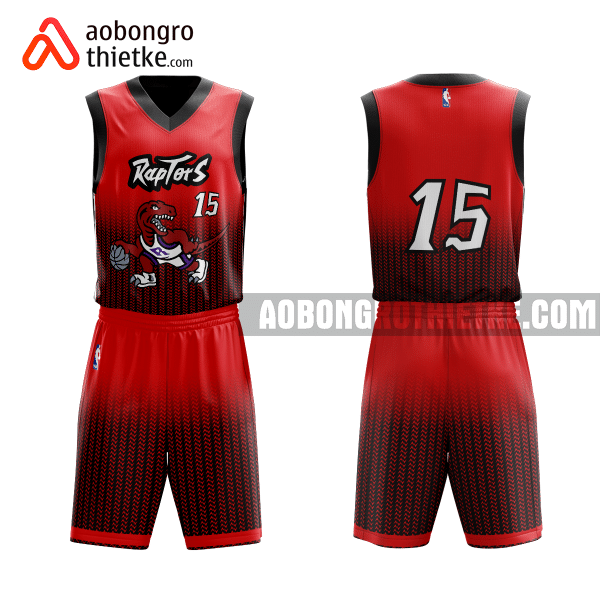 Mẫu quần áo Đội Bóng rổ NBA Toronto Raptors màu đỏ ABR920