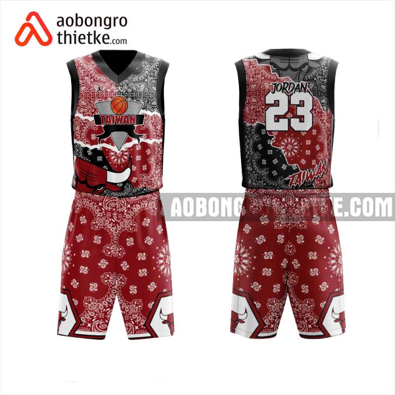 Mẫu quần áo Đội Bóng rổ Chicago họa tiết Đài Loan thiết kế ABR929