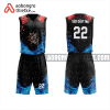 Mẫu quần áo Đội bóng rổ 2022 họa tiết dải thiên hà màu đen thiết kế ABR930