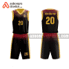 Mẫu đồng phục bóng rổ Trường THPT chuyên Lê Hồng Phong màu đỏ thiết kế ABR937
