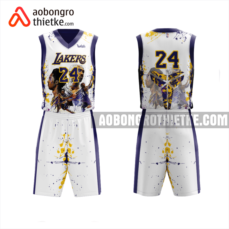 Mẫu quần áo Đội Bóng rổ Los Angeles Lakers thiết kế ABR932