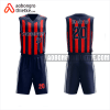 Mẫu trang phục thi đấu bóng rổ Trường THPT Lê Quý Đôn màu đỏ thiết kế ABR951