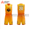 Mẫu quần áo bóng rổ Trường THPT Tạ Quang Bửu màu vàng thiết kế ABR972