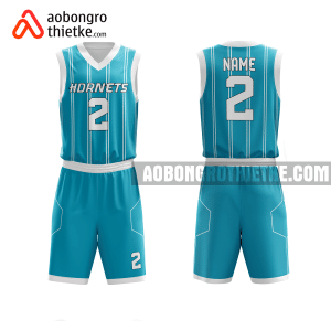 Mẫu áo bóng rổ đội HDRNETS thiết kế 2023 màu xanh ngọc ABR1175