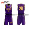 Mẫu quần áo bóng rổ Trường THPT Trường Chinh màu tím thiết kế ABR984