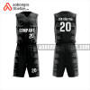 Mẫu đồ bóng rổ Trường tiểu học - THCS - THPT Đại Việt màu đen thiết kế ABR1098
