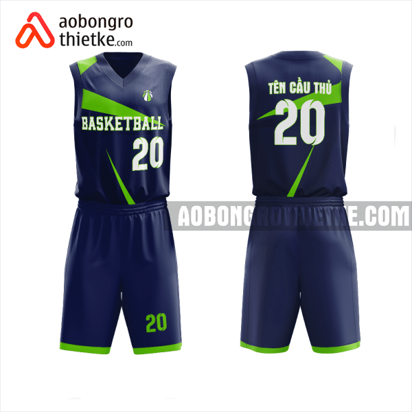 Mẫu trang phục thi đấu bóng rổ Trường THPT Vĩnh Lộc thiết kế ABR1023