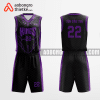 Mẫu quần áo thi đấu Đội Bóng rổ Black Panther Kings 2023 màu tím thiết kế ABR1184